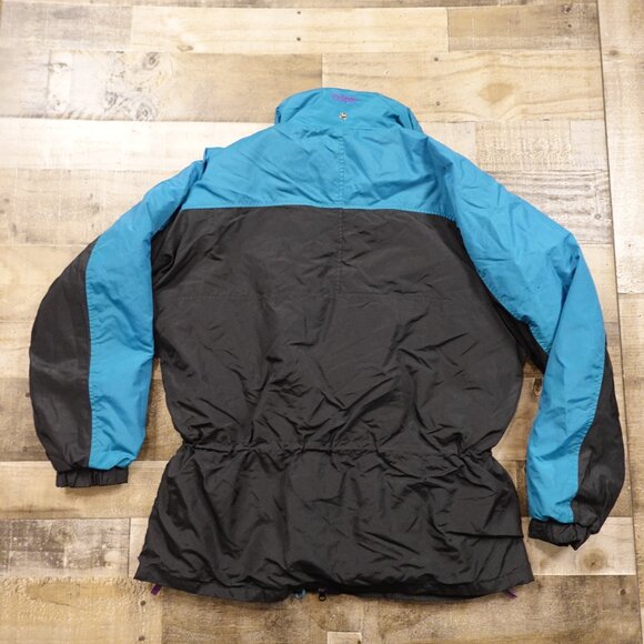 Columbia Radial Sleeve Jacket Men’s Large Teal/Black Vintage 90s Outdoor - Picture 8 of 16